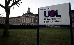 University of East London-Barking Campus, where a student was killed. Picture GLENN COPUS